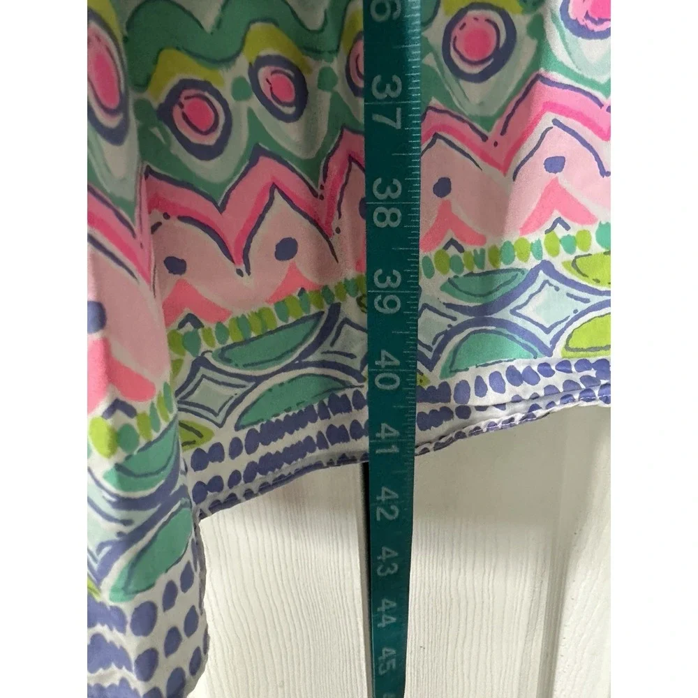 Lilly Pulitzer Camille Island Hopping Engineered Off The Shoulder Midi Dress L